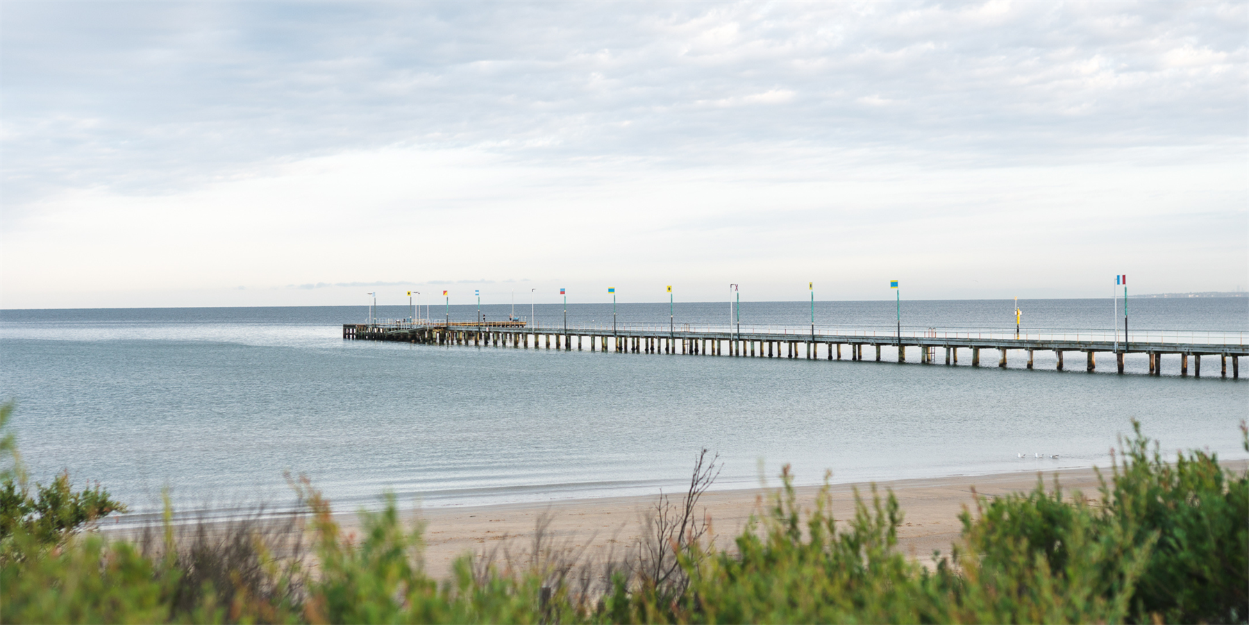 frankston beach, pier, mornington peninisula, summer, beach