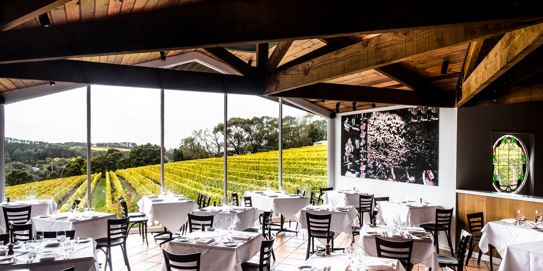 Views, vines and long lunches. Paringa Estate, Mornington Peninsula.