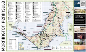 Map Of Mornington Peninsula Mornington Peninsula Touring Map