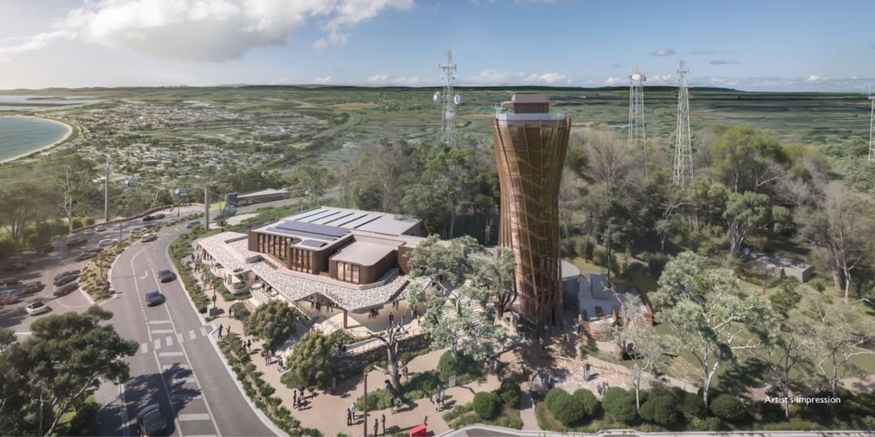 Mornington Peninsula Artist Impression of Arthurs Seat Eagle Luge